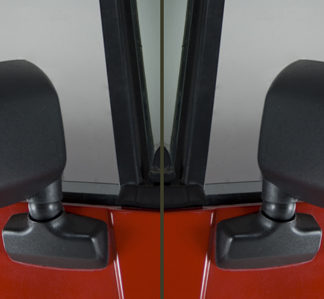 Spiegelset zwart YJ 1987 -1995