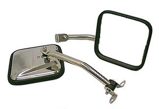 Spiegelset chrome YJ