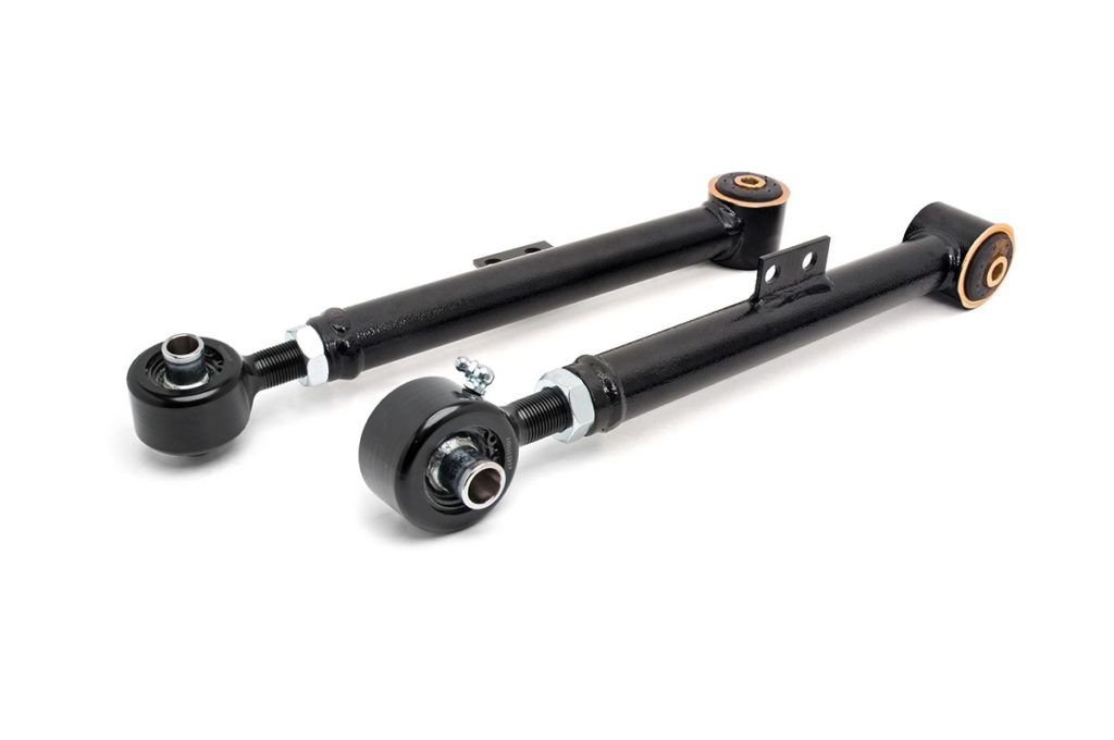 Adjustable rear upper XFlex control arms Rough Country Lift 0″ 6″ Jeep Wrangler TJ