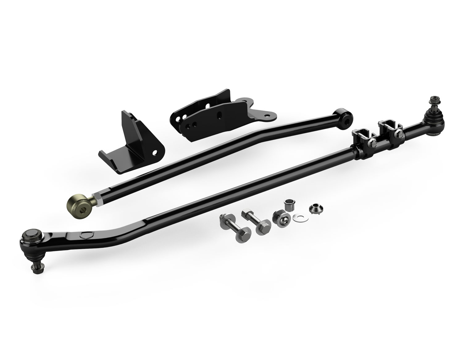 Drag Link Flip Kit with Front Track Bar Drop Bracket and Frame Brace Kit  Lift 4″ Teraflex Jeep Wrangler JK 2/4 Doors 07-18 – Jeepparts