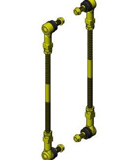 Adjustable Rear Sway Bar End Link Lift 2,5-4,5" CLAYTON OFF ROAD - Jeep Wranger JK