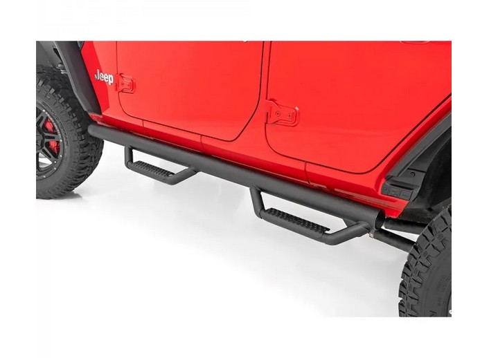 Nerf steps Rough Country 2018-2026 Jeep Wrangler Unlimited JLU, 4 Door 4XE - Afbeelding 2