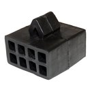 Motor rubber JK op spatscherm